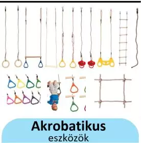 Játszótéri akrobatikus eszközök